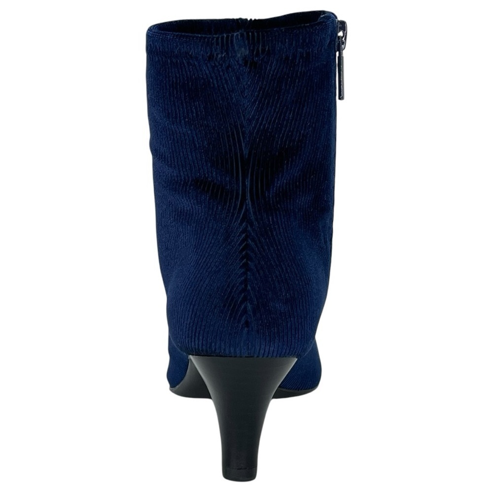 Impo Naja Midnight Blue Corduroy Womens Ankle Boots Size 6M - Picture 4 of 10